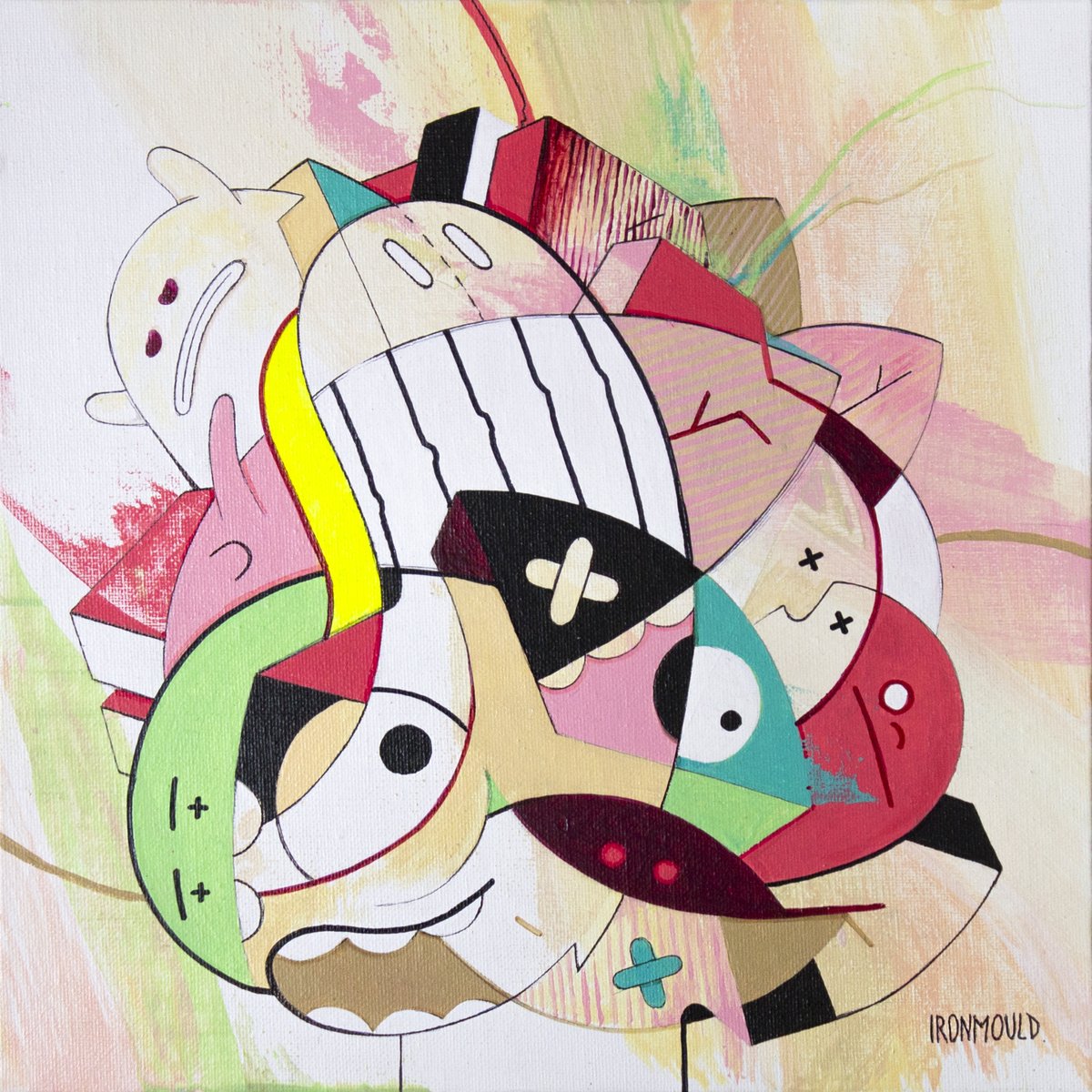Ironmould's tweet photo. A second new artwork from Littleworld 201203 series
(Mixed media on canvas cardboard 30x30cm)

Indice rivolto verso destra Show in UP Urban Prospective Factory in Rome until January 12. https://t.co/RvLc7PEJee
