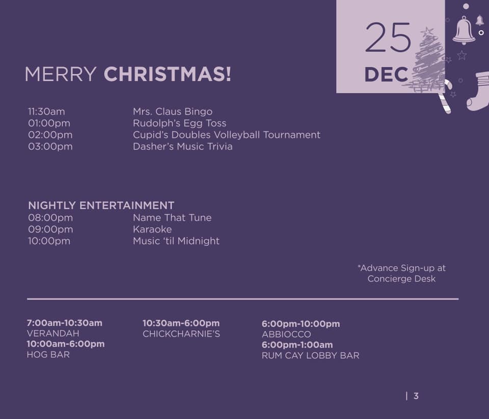 Wishing you Happy Holidays from #WarwickParadiseIsland!