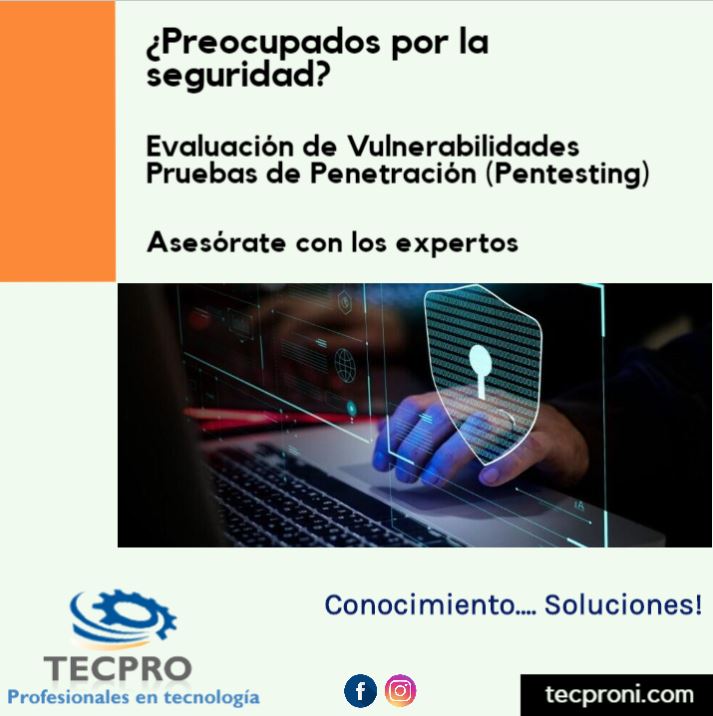 TECPRO_NI's tweet image. Asesórate con los expertos, te acompañaremos a posicionarte mejor y llevar tu emprendimiento a otro nivel.
Conocimiento…  ¡Soluciones! #tecpro #CyberSecurity