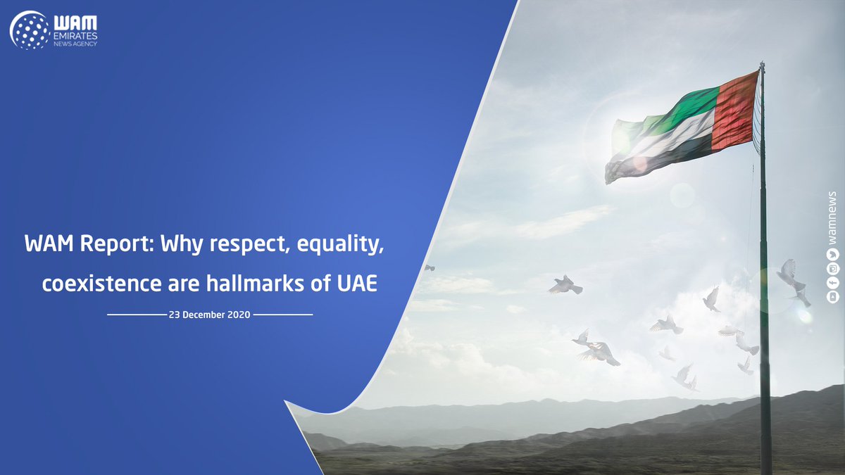WAMNEWS_ENG's tweet photo. #WAMReport: Why respect, equality, coexistence are hallmarks of #UAE
https://t.co/Lh4EV3sagX https://t.co/HU3QremIBe
