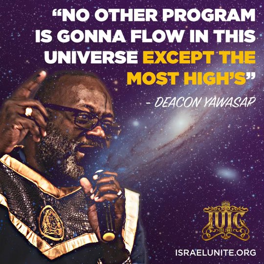 “No other #program is gonna flow in the #universe except the Most High’s” 
-Deacon Yawasap 
#IUIC  #WisdomWednesday #WiseWords #GetWithTheProgram #StayintheSpirit📖🖊📓