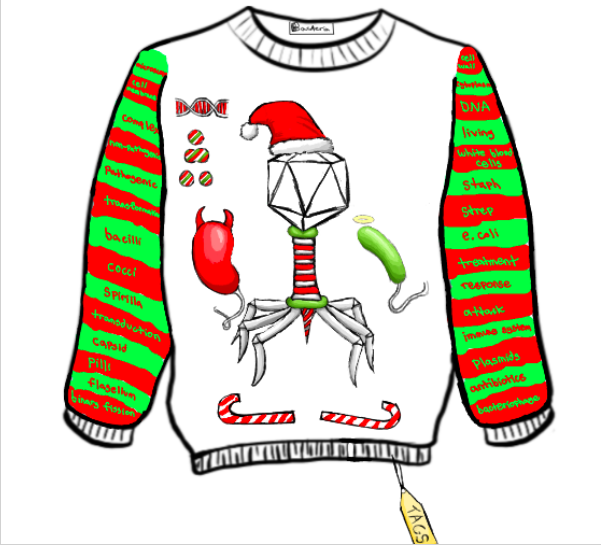sbscientists's tweet photo. As we head off to winter break after a challenging year, I was happy to have my students get creative to create their science ugly sweaters. Here are a few fan favorites! I am so proud of their perseverance this year @millburnschools @MillburnMSPrin #buncesscientists #STEAM https://t.co/Nnff383SNT