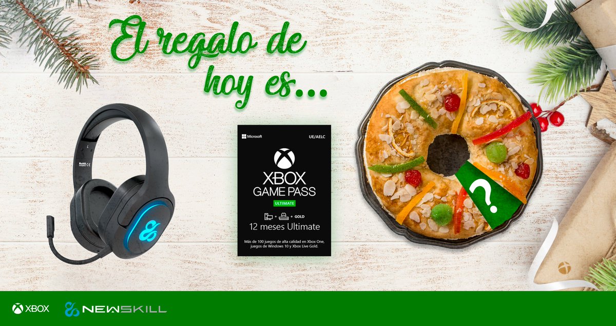 Xbox_Spain's tweet photo. ¿Quieres esta porción del #RoscónXbox con los Newskill Scylla?
-Residir en España
-RT y seguir a @Xbox_Spain y a @newskill_ES 
-Comentar con #RoscónXboxNewskill2021 con qué dos amigos comerías una porción de roscón mientras jugáis con los premios. 

Bases: https://t.co/BCrdwEkU3B https://t.co/QA9nPBWR0f