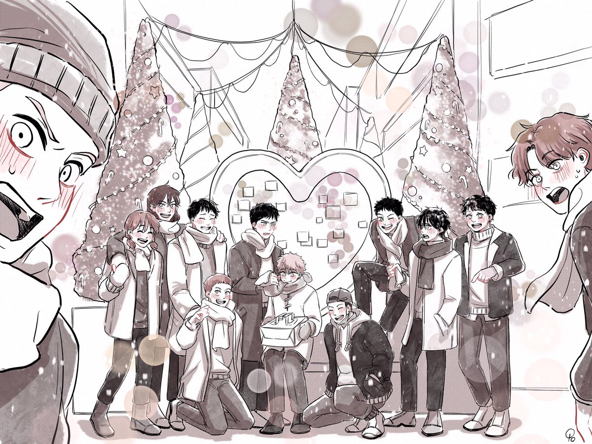 ✨🎄메리 크리스마스 니시우라🎄✨

이 그림을 본 사람들 모두 반짝반짝 해피 매리 크리스마스 보내시길😉