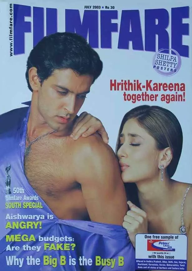 3. Year 2003 Hri-Bebo, and of course, Koi Mil Gaya's roaring success!  #HrithikRoshan  @iHrithik