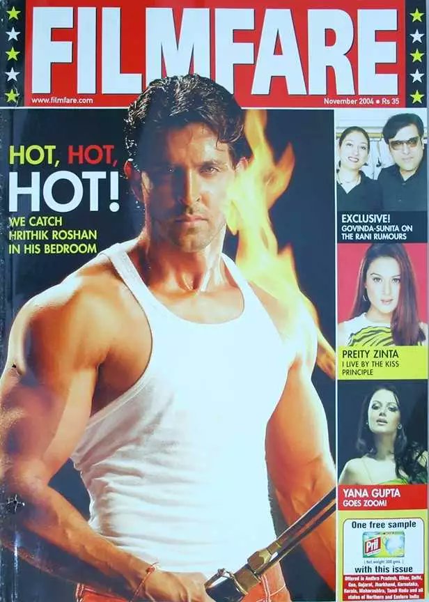 4. Year 2004 Another Award feature, Lakshya and some hotness served! #HrithikRoshan  @iHrithik