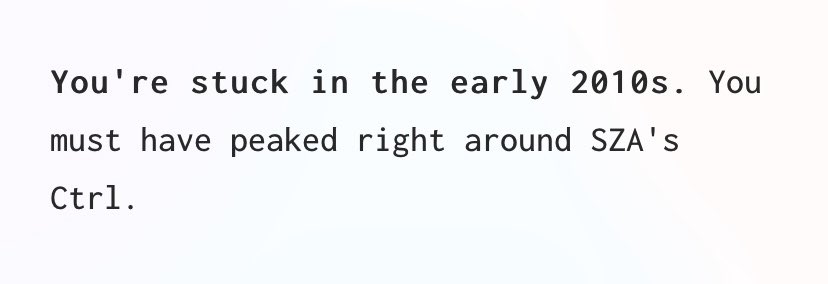 And so what if I did