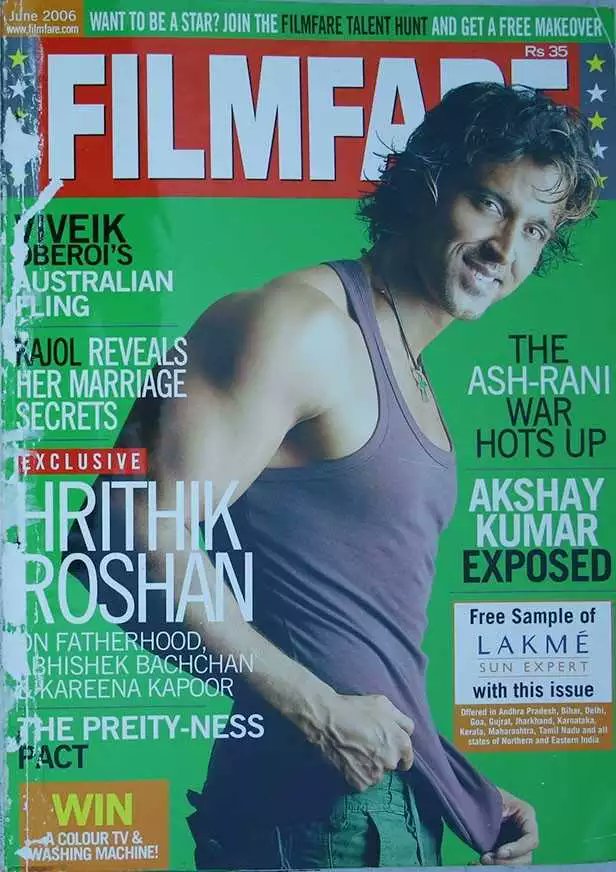 5. Years 2005 & 2006 Talking about travel and fatherhood, Krrish and Dhoom 2!  #HrithikRoshan  @iHrithik