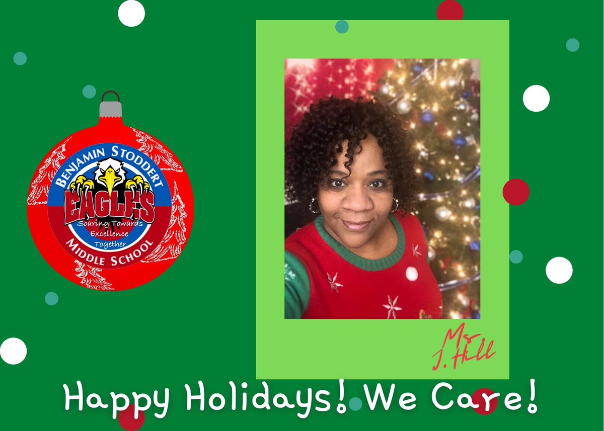jhilledtech's tweet photo. Happy Holidays BSMS Families and PGCPS! May your days be merry and bright! @BSMS_PGCPS https://t.co/BOBoATHBZr
