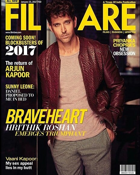 10. 2017, 2018, 2019Braveheart Hrithik Roshan emerges triumphant, and gracing his presence on the Filmfare Glamour & Style Awards  #HrithikRoshan  @iHrithik