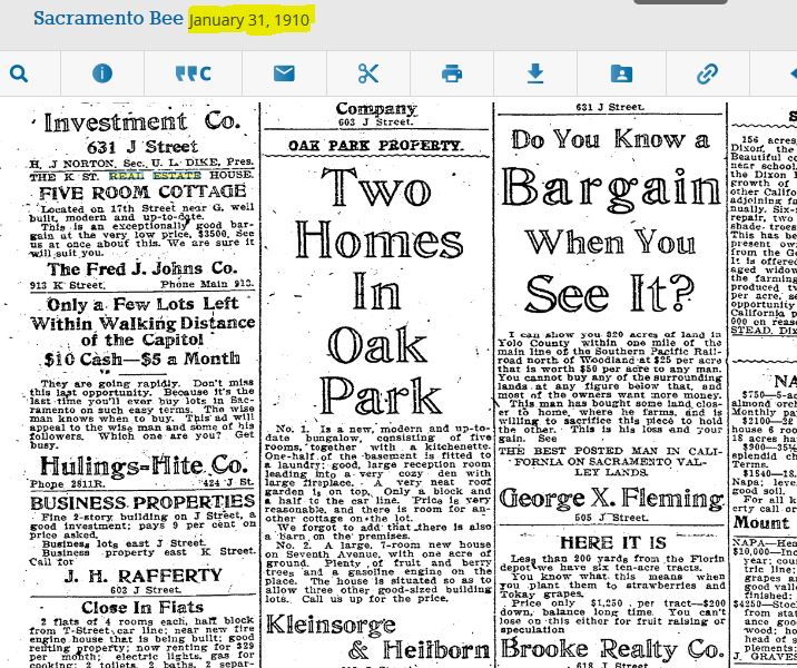 Anyone need two houses on one lot in  #OakPark? This listing is from January 1910. 2/4