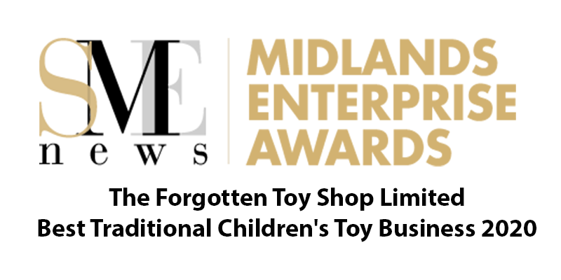 Forgottentoys's tweet photo. Well what a way to finish what can only be described as a truly strange year. 

I'm so happy that I have been awarded the Best Traditional Children's Toy Business in the 2020 SME News Midlands Enterprise Awards. 

I'm so proud of what I have achieved this year with the business https://t.co/g1zkoeakAM