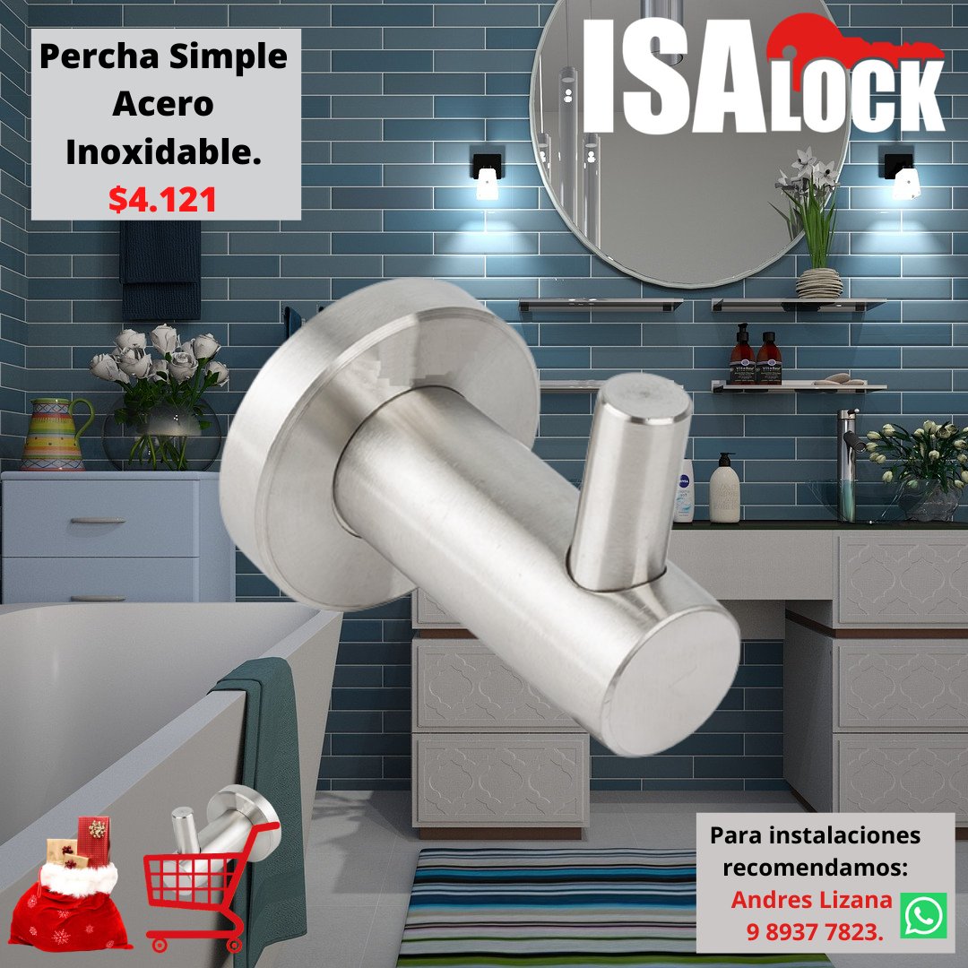 Isalock1's tweet photo. https://t.co/6ZZHnYXdDr Venta online o retiro en tienda, todos los Accesorios y Quincallería de Baño que tu hogar necesita! #percheros #percha #colgadorderopa #accesoriosdebaño #quincallería #isalock https://t.co/DeE7ddPt8Z