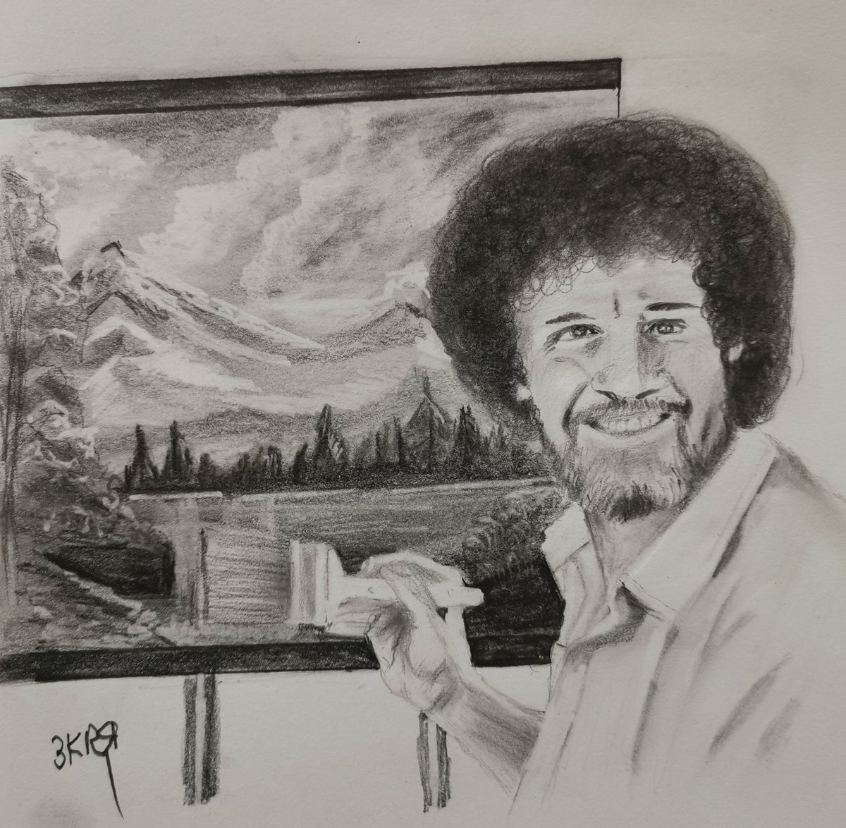 DrMalkawi's tweet photo. Bob Ross https://t.co/pSrmjjtKPb