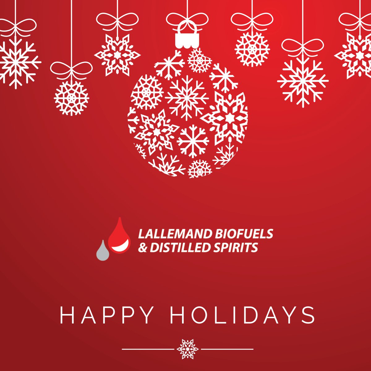 Happy Holidays from all at LBDS! #HappyHolidays #MerryChristmas #Christmas2020 #LallemandBDS #Lallemand #LallemandYeast #Yeast #Fermentation