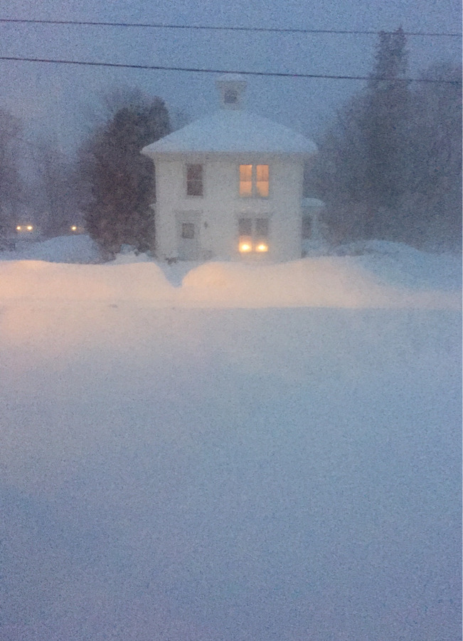 Deborah Stevenson. Zero degrees evening, white house. 02.02.2015