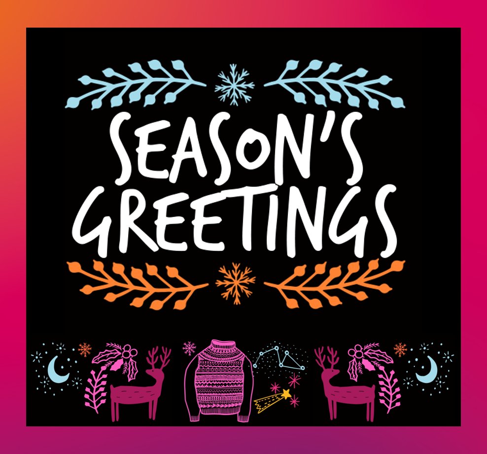 LifeatDarwin's tweet photo. Whatever and however you're celebrating this year, we're wishing all our Darwin People and their loved ones the best this holiday season! 🎄🕯️🎅🎁✨ #seasonsgreetings https://t.co/qXtwR8JAOC