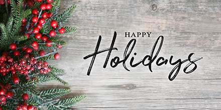 Season's greetings from all of us at Server Products. We will be closed for the holidays starting Thursday, December 24. We will reopen Monday, January 4 at 8 a.m.