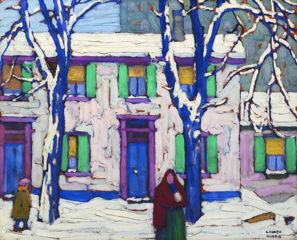 Lawren Harris. Winter in the Ward. ca 1920
