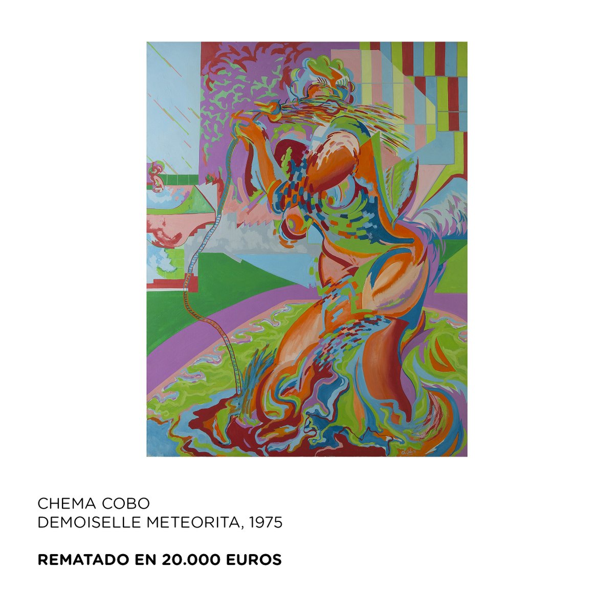 alcalasubastas's tweet photo. Gran número de ventas en nuestra #subasta de #artecontemporaneo de ayer
Este fantástico #chemacobo se remató en 20.000 Euros
#alcalasubastas #contemporaryart #artcollector #quality #auction #liveauction https://t.co/54JvEbdCgn