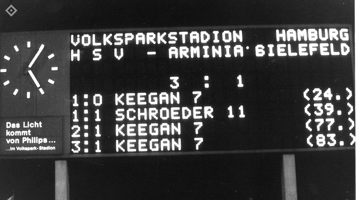 HSV_English's tweet photo. #OnThisDay in 1978 🔷

A Kevin Keegan hat-trick saw off @arminia_int at a snowy Volksparkstadion. The end of the season would see HSV crowned champions for the first time in 19 years and Keegan retaining the title 'European Footballer of the Year' 🥇

#nurderHSV https://t.co/sWgE8H03FD