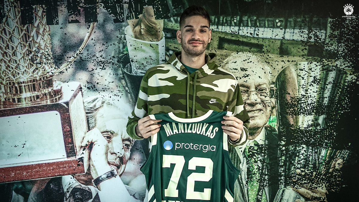 Ο Λευτέρης Μαντζούκας στα «πράσινα»! 🟢⚪ 

#paobc #panathinaikosbcopap #WeTheGreens #UnitedWeStand #panathinaikos