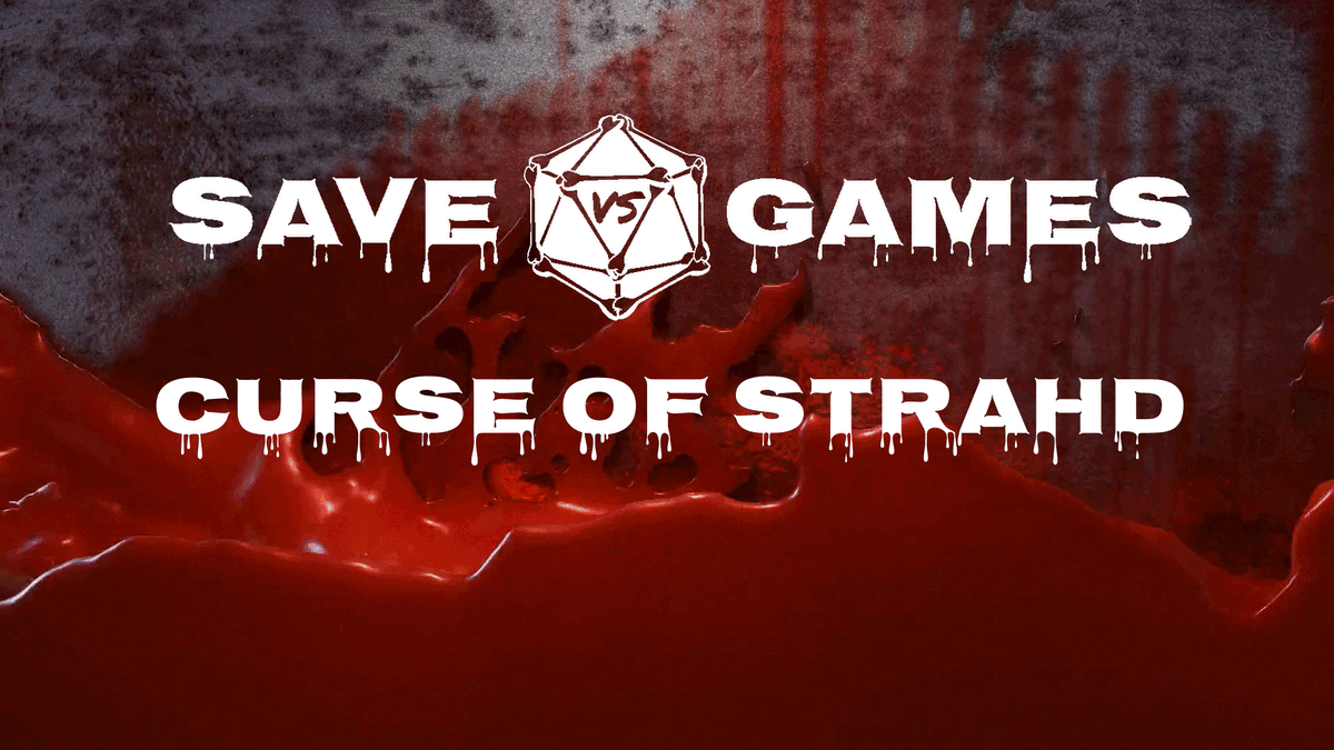 saveVSgames's tweet photo. The new saveVSgames opening video to Curse of Strahd is ready!  Join us every Monday night at 4pm MST starting in early 2021 to watch the action LIVE on Twitch!

https://t.co/6gaeTp3CLr https://t.co/tsncfPsNqF