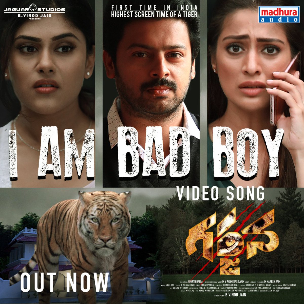 industry_hit's tweet photo. Here's The First Song #IAmBadBoy From #Garjana Movie Is Out Now On @Madhuraaudio 

https://t.co/lGGo81W1Zq

@iamvinodjain @iamlakshmirai
@Act_Srikanth @ijaguarstudios @nareshjain2682 @mv_panneer @parthibanjayar6
@santoshamsuresh @ArulDevofficial @_ShwetaMohan_
@ranjithkg https://t.co/JZBD5l0E3S
