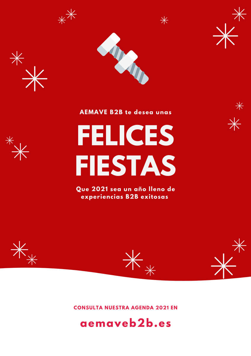 🎅🎄¡Feliz Navidad y un próspero 2021!🌟

Nos vemos el año que viene 😊

🔴 Consulta nuestra AGENDA ➡️ aemaveb2b.es

#B2B #PremiosAEMAVEB2B #MarketingB2B
