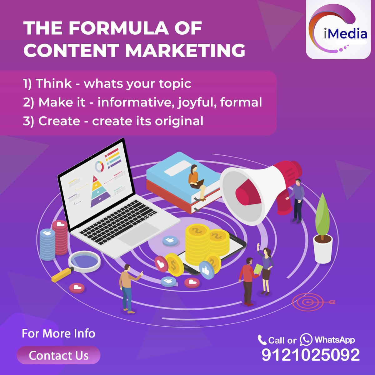 iMediaGlobalInd's tweet photo. And with all those steps here you have the perfect content 
and to know about more content 

Contact us on :
8657587873

For more info :
https://t.co/rJ1GPsdRvA

#imediaglobal #content #contentmarketing #digitalmarketing #contentwriter #online #digitalmarketingagency #business https://t.co/n0spFWUXcq
