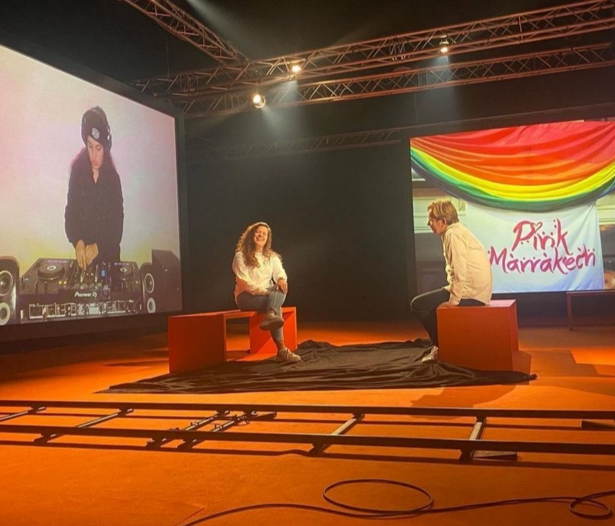 PinkMarrakech's tweet image. Onze Cherine heeft meegewerkt aan een interview voor de Roze Revolutie docuserie. Begin maart te zien op omroep @vpro  #VPRO #LHBT