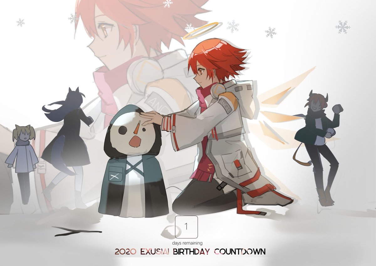 Toshi08256271's tweet photo. #アークナイツ 
#エクシア 
#エクシア生誕祭2020 

クリスマスイブの雪がゆっくりと降ってきます……最後のカントダウンです★
パーティ、すぐ始まる！

エクシアが大好きなドクター達、準備はできましたか？^ ^ https://t.co/QbwLO6Z9M8