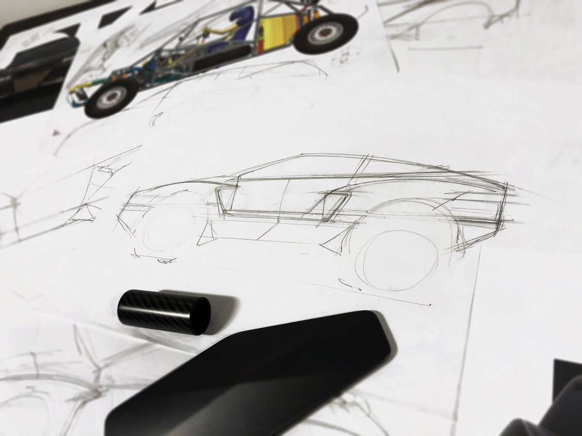 Starting with a sketch: <a href="/IanCallum/">Ian Callum CBE</a> and the CALLUM design team applied their knowledge of sportier cars to create a silhouette unfamiliar to the Dakar for the #BRX T1.
#dakar #dakar2021 #BRX <a href="/prodrive/">Prodrive</a> <a href="/dakar/">DAKAR RALLY</a> <a href="/BRaidXtreme/">Bahrain Raid Xtreme</a>