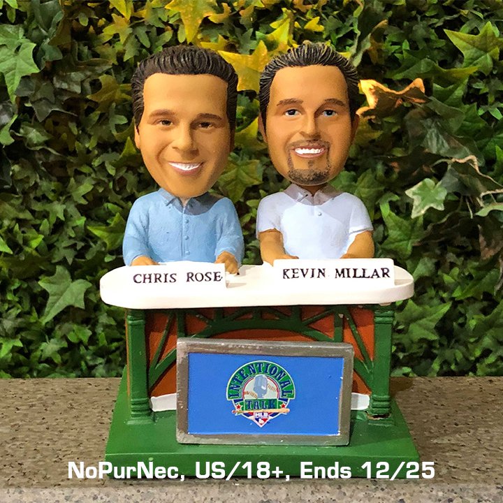 IntentionalTalk's tweet image. RETWEET for a chance at a Rose + Millar bobblehead and catch Rose's final farewell episode today at 3pm ET!

Rules: atmlb.com/34ePZnW