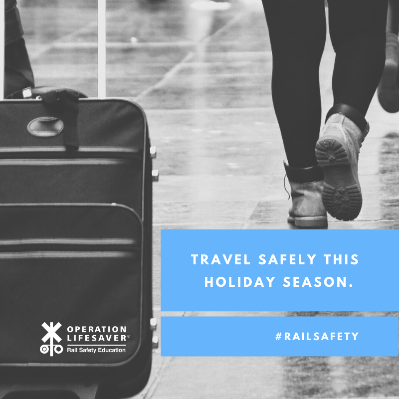 olinational's tweet photo. When traveling this season, make sure you stay safe around tracks and trains.

#RailSafety
#SafetyTips https://t.co/8YriN54nVE