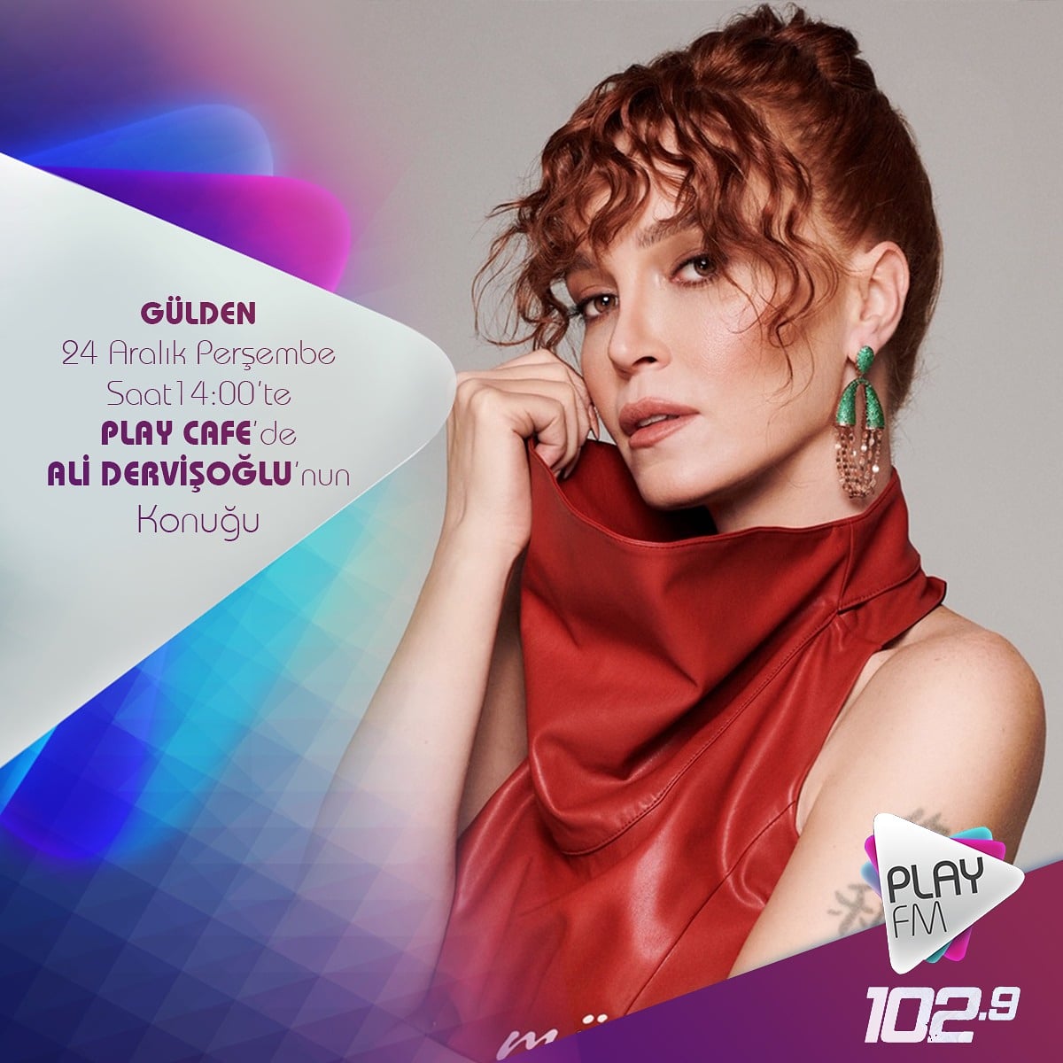 #Müdavim ismini verdiği akustik projesiyle #Gülden 24 Aralık Perşembe saat 14:00'te PLAY CAFE programında <a href="/AliDervisoglu/">Ali Dervisoglu</a> nun konuğu oluyor. Türkiye saati ile 15:00 
#BasPLAYe playfm.com.tr <a href="/guldenmuzik/">Gülden Arslan</a>