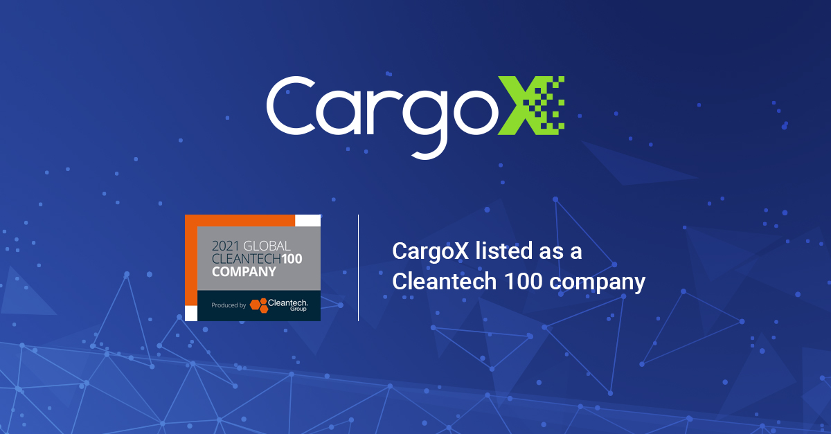 CargoXio's tweet image. Among all #innovators from across the globe, CargoX was named a 2021 Global Cleantech 100 Company by @cleantechgroup. Proud to become a part of the coveted 2021 global #cleantech100 list which recognizes efforts to turn chaos into climate transformation!

bit.ly/GCT100_21