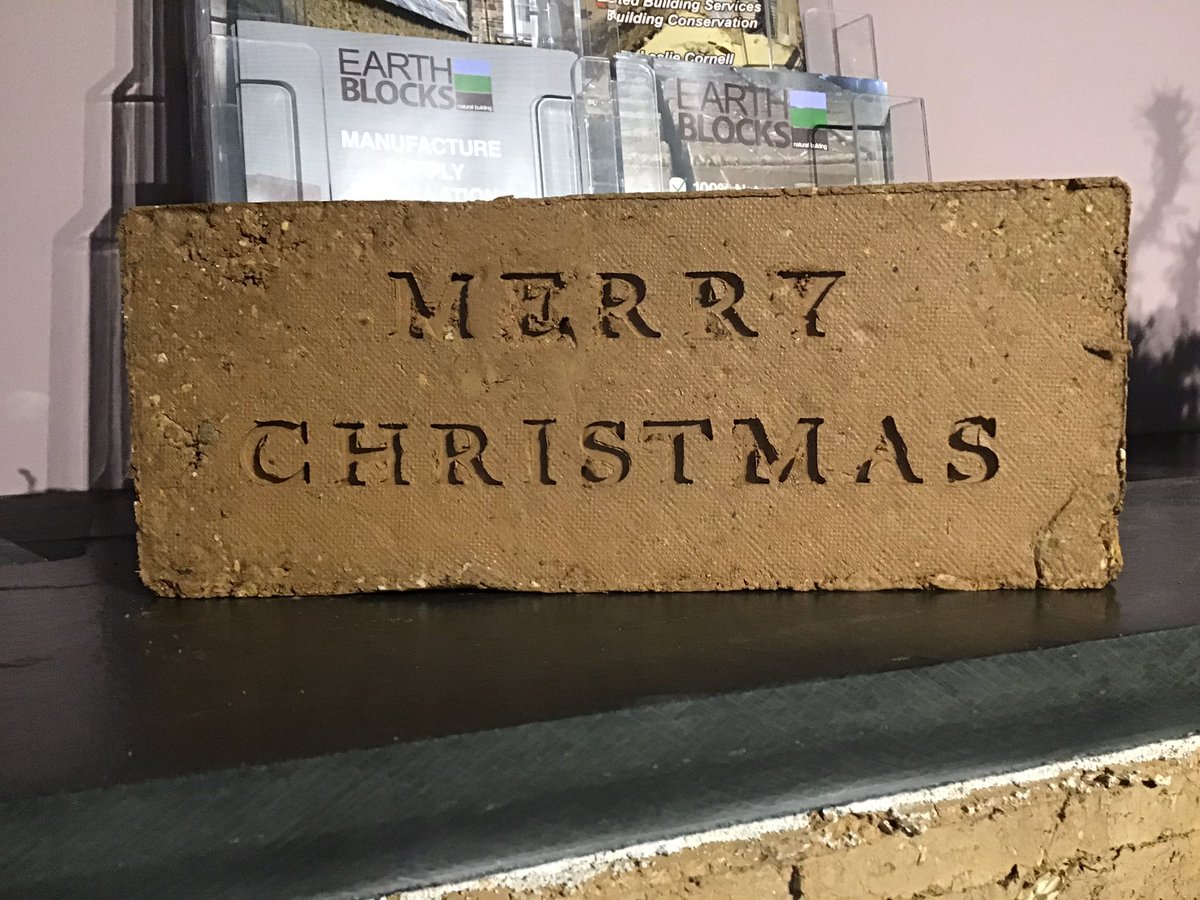 earth_blocks's tweet photo. From all of us here at the #cob factory. Last one off the line today but looking forward to next year and getting production going again #cobblocks #cobbricks #cobrepairs https://t.co/D1RTav3LJt