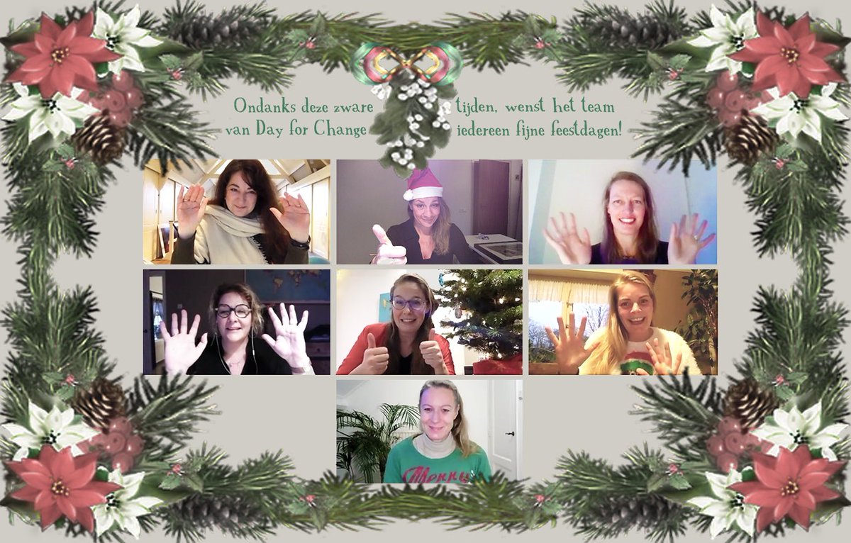 Ondanks deze zware tijden wenst het team van Day for Change iedereen fijne feestdagen! #kerst #feestdagen