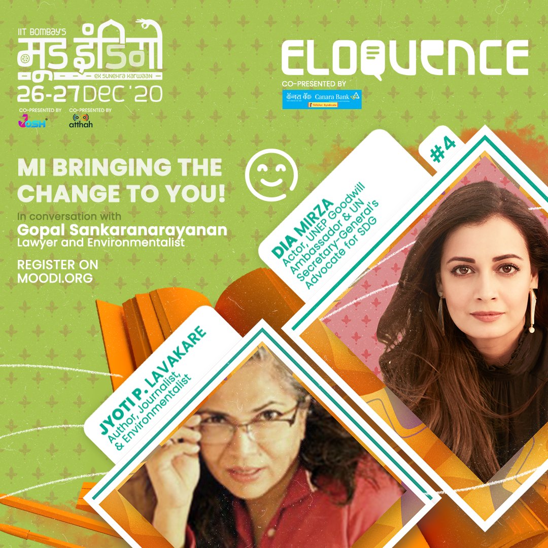 iitb_moodi's tweet photo. Gracing us as a part of Mood Indigo’s Eloquence’s panel ‘MI bringing the change to You’ is the beautiful actress @deespeak and author-environmentalist Jyoti Lakare.

Register on https://t.co/c5PlhBKkE9 to get access to the event. https://t.co/U6wpzKSoGN