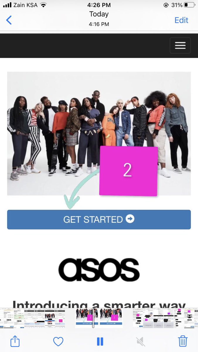 zozhonline's tweet photo. الترجيع في @asos 
فيه ترجيع بس مافي استبدال 
*مده الترجيع ٢٨ يوم يرجع المبلغ عالحساب
*من ٢٩ الى ٤٥ يرجع المبلغ ك قسيمة شراء

لترجيع ندخل ع هالرابط ونتبع الخطوات الموجوده فالصوره 
https://t.co/73Wu2mpjNZ https://t.co/vdkCJcm94v