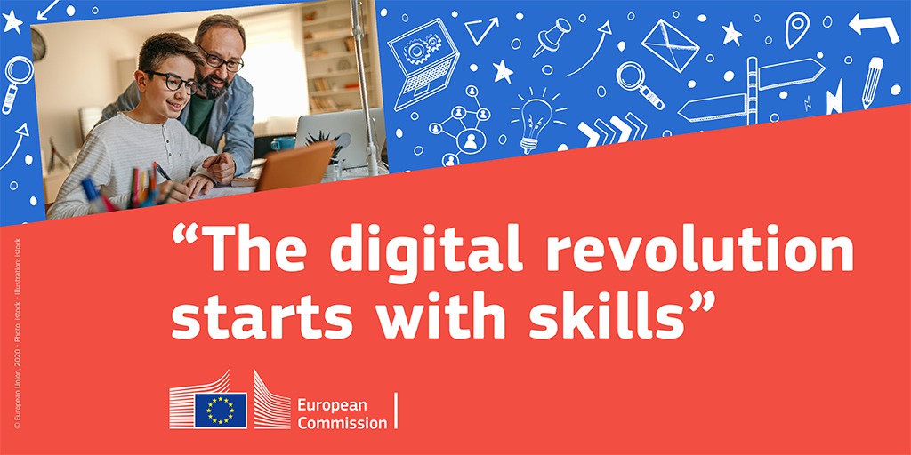 EUDigitalEdu's tweet photo. According to @antoinekasel, an estimated 52% of workers need some form of reskilling, a situation that has intensified with the pandemic.

Beyond employability, digital skills also empower people to participate fully in our connected world! 🤓💻

➡️https://t.co/ybLJmqzgIo https://t.co/ScwO3WUKar