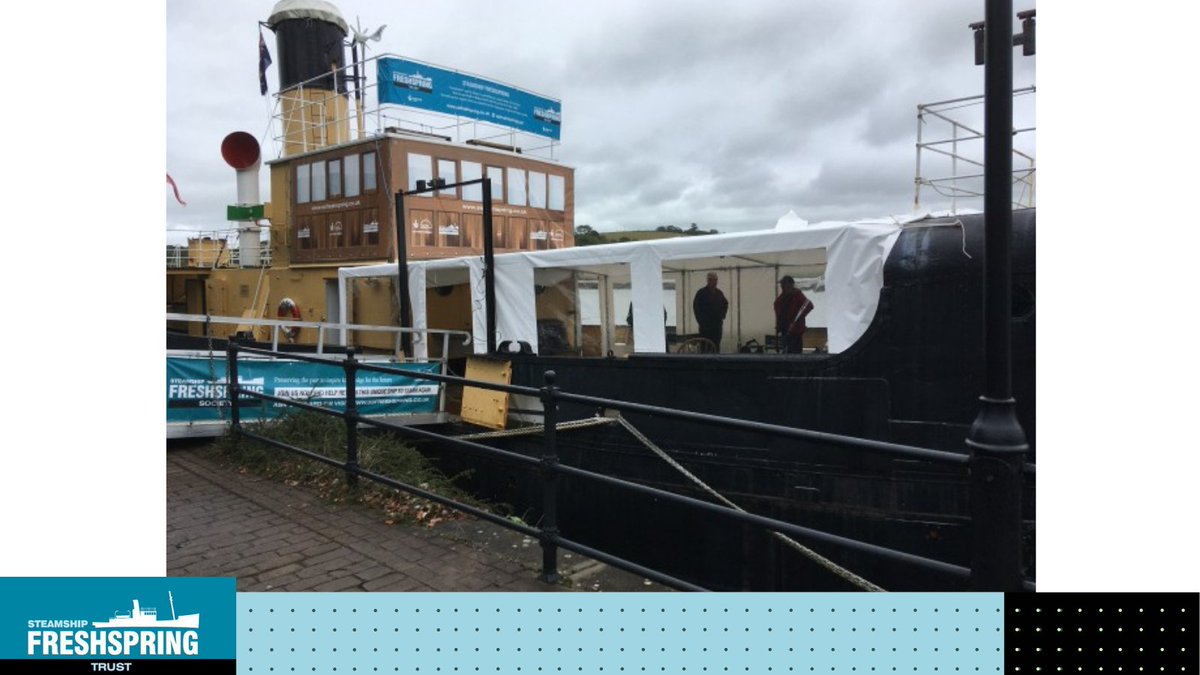 SS_Freshspring's tweet image. After a successful Crowdfunding Campaign completed in January of this year, Freshspring now has an awning ready to use as soon as restrictions allow.

The awning provides an undercover area on Freshspring&apos;s foredeck, making a range of different activities possible on board.