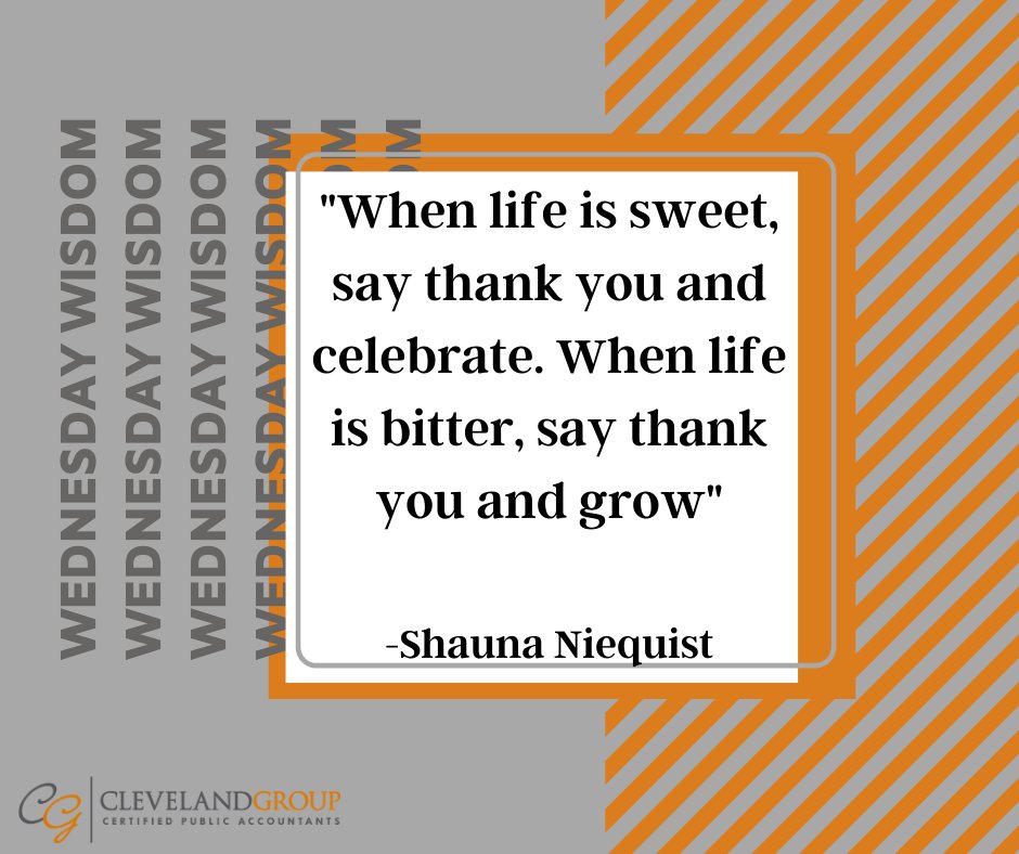 ClevelandGroup's tweet image. #wednesdaywisdom