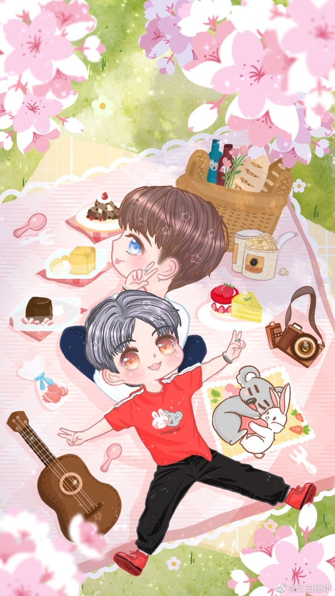 moran_29th_ZS's tweet photo. 喜欢吗？喜欢啊😘
看到你的那一天，我就知道，又到了换手机壁纸的时候了❤️💙🐰🐨🌵🌵 https://t.co/NGLwfKUK96