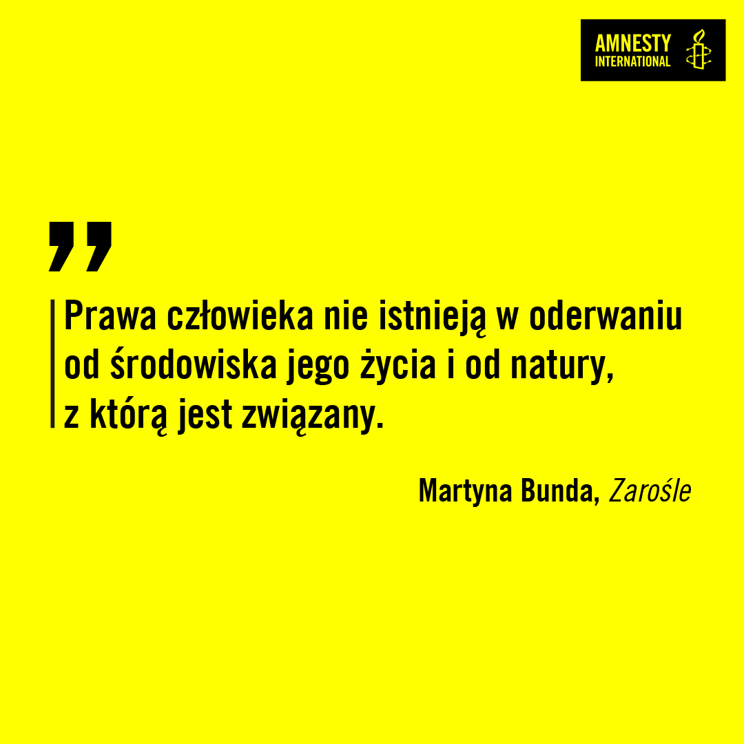 amnestyPL's tweet photo. Publikujemy kolejne opowiadanie z cyklu #Wierzymywolność, zatytułowane „Zarośle”❗️ autorstwa Martyny Bundy.
Opowiadanie jest częścią jubileuszowego zbioru wydanego z okazji naszego 30-lecia. 

https://t.co/SGXEOjhhH0.

#Wierzymywwolnosc #30AmnestyPL https://t.co/dvviEabGt6