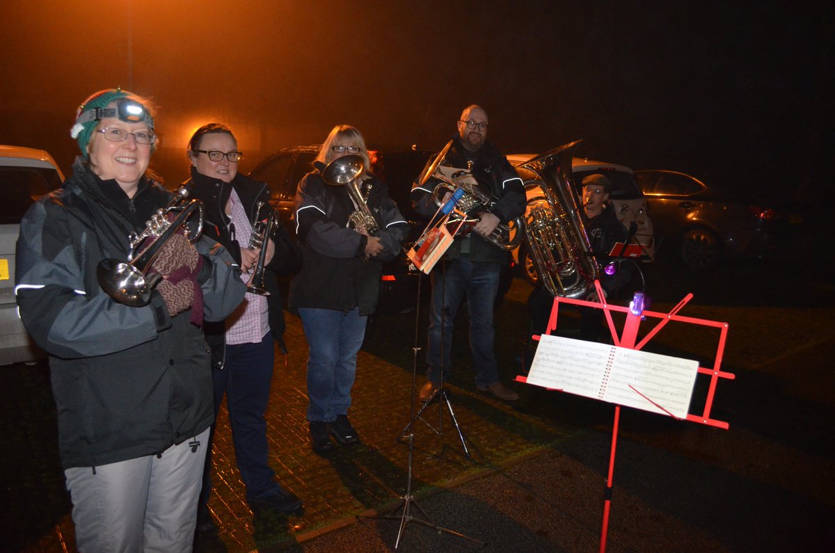 Fantastic support from the Knaresborough Silver Band at Care Homes and Warden-controlled residences. Great thanks to them from the Lions.