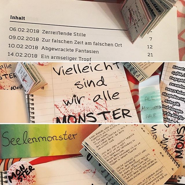 Dieses Jahr hab ich viel mit #basteln &amp; #DIY verbracht.
Ich liebe es, #kreativ zu #werkeln! 🧑‍🎨
Welche #Projekte wollt ihr angehen?  🎭

#Bücher #lesen #gestalten #Deko #crafting #Youtube #diys #Artbook #Booklet #Schmuck #Seelenfall #Merch #VielleichtSindWirAlleMonster #staysafe