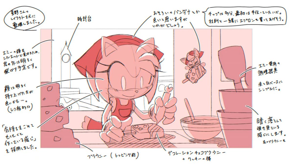 In case you missed it: Check out this breakdown of @uno_yu_ji's monthly @sonic20th art from the latest episode of #SonicStationLive. (1/3)   #SonicNews 