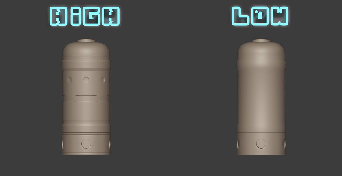 EgideonGameDev's tweet photo. 3D modeling Sci-Fi Grenade 

#blender #3dart #substancepainter #UnrealEngine #scifi https://t.co/TQCg8KM6Wj